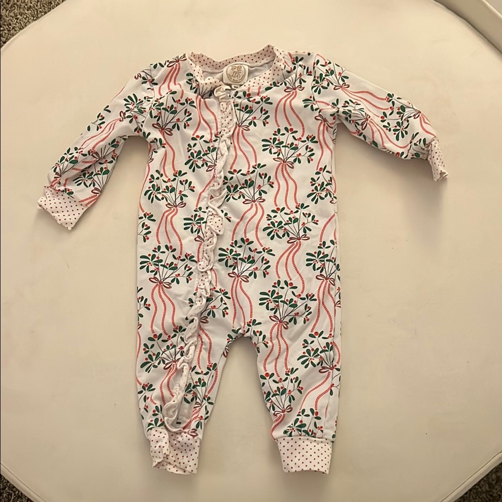 Christmas Red and Green Kids Onesie / Pajama